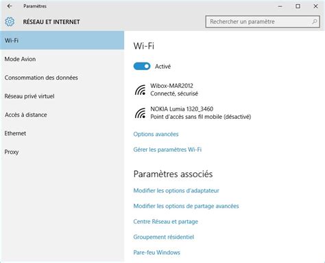 Activer wifi sous windows 8.1